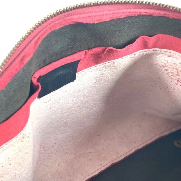 LOUIS VUITTON M40466 Monogram Pallas Hand Bag Tote Bag Brown/Pink Based - Picture 12 of 16